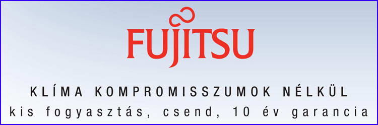 Fujitsu klíma kompromisszumok nélkül